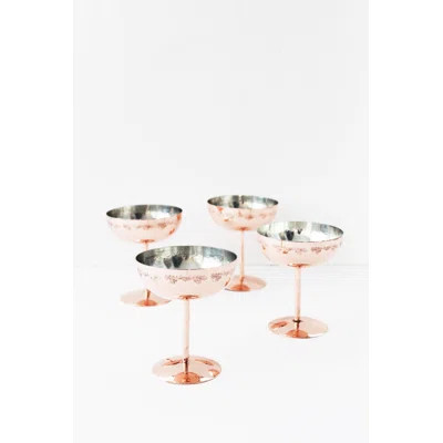 Coppermill Kitchen Vintage Inspired Coupe Glass Set/2 | Perigold