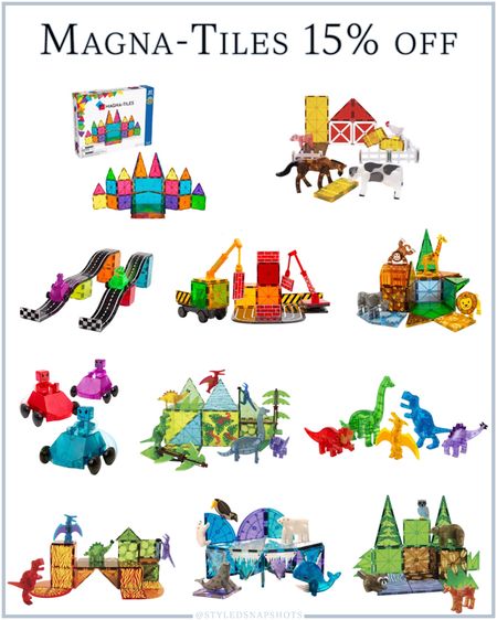 15% off Magna-tiles at Target!! Logan loves these! I ordered the racetrack for Christmas this year 

kids gift guide, holiday gifts 

#LTKGiftGuide #LTKCyberWeek #LTKkids