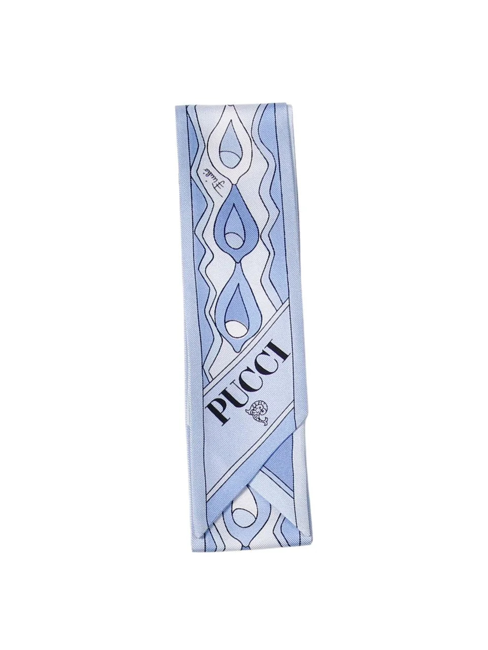 PUCCI Logo Print Bandeau Scarf | Cettire Global