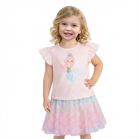 Lilt Toddler Girls 2-pc. Skirt Set, 5t, Pink | JCPenney