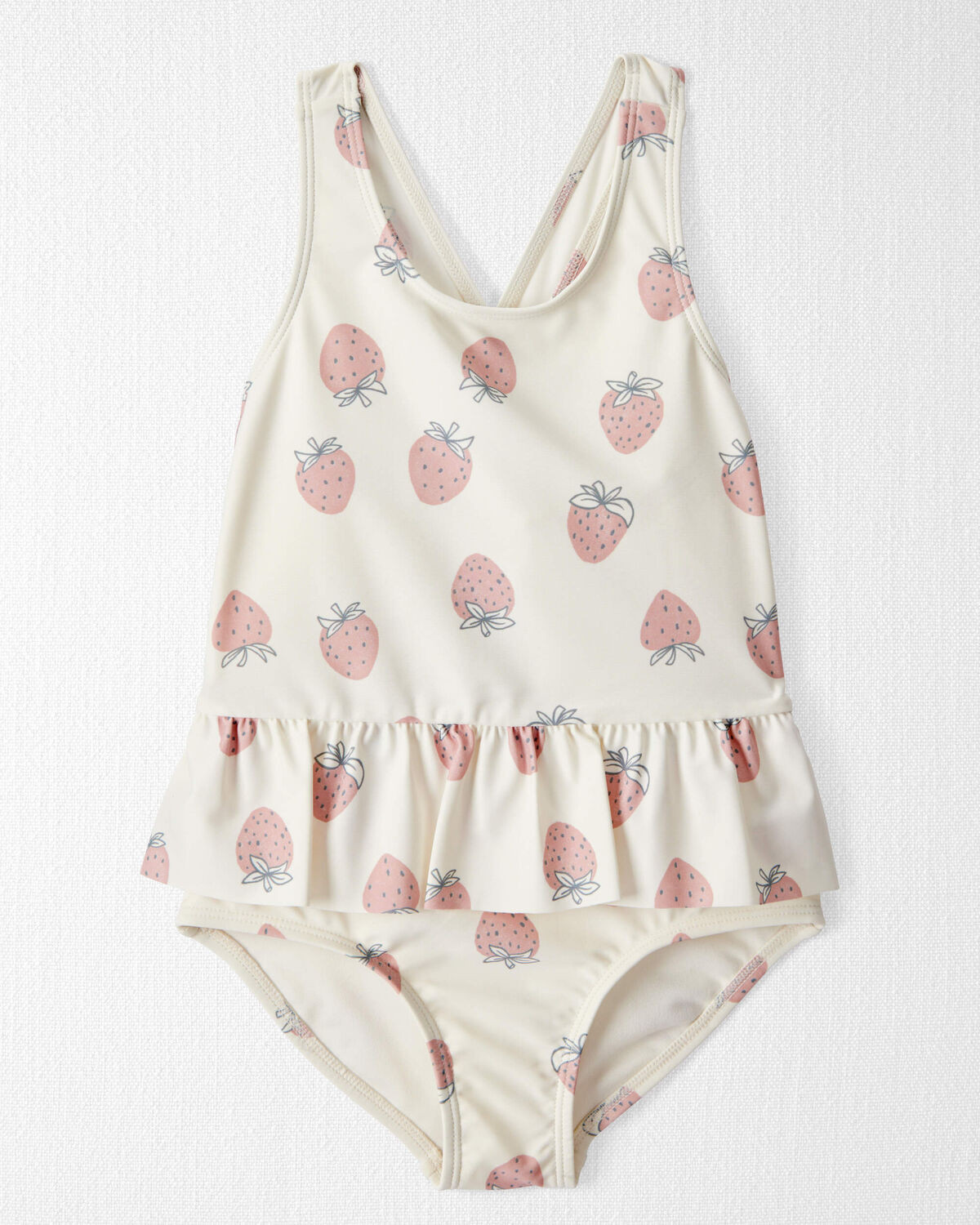 Toddler Recycled Strawberry-Print Swimsuit | Carter's Inc