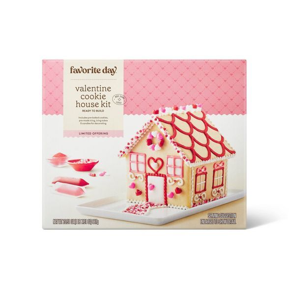 Valentine&#39;s Cookie House Kit - 23.51oz - Favorite Day&#8482; | Target