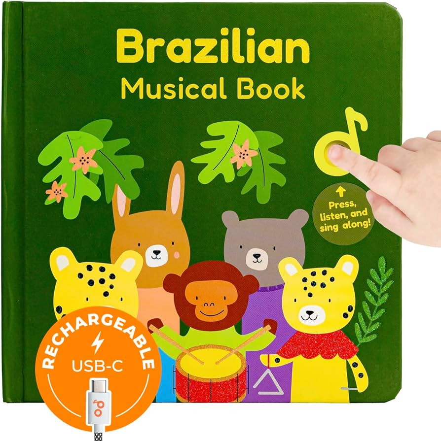 Cali's Books Brazilian Nursery Rhymes Book - Portuguese Sound Book for Toddlers 1-3 Years Old, Ed... | Amazon (US)