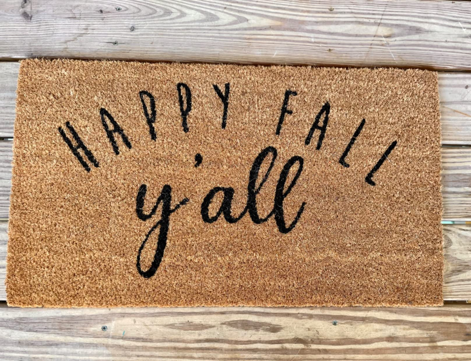 MAINEVENT Happy Fall Yall Doormat 30x17 Inch, Fall Doormat, Happy Fall Yall Door Mat, Happy Fall Yall Welcome Mat, Fall Outdoor Mat, Happy Fall Yall Outdoor Mat, Happy Fall Welcome | Amazon (US)