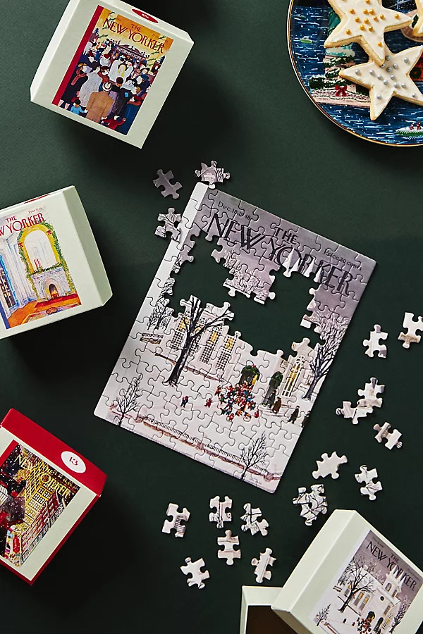The New Yorker Puzzle Advent Calendar By Anthropologie in Red | Anthropologie (US)