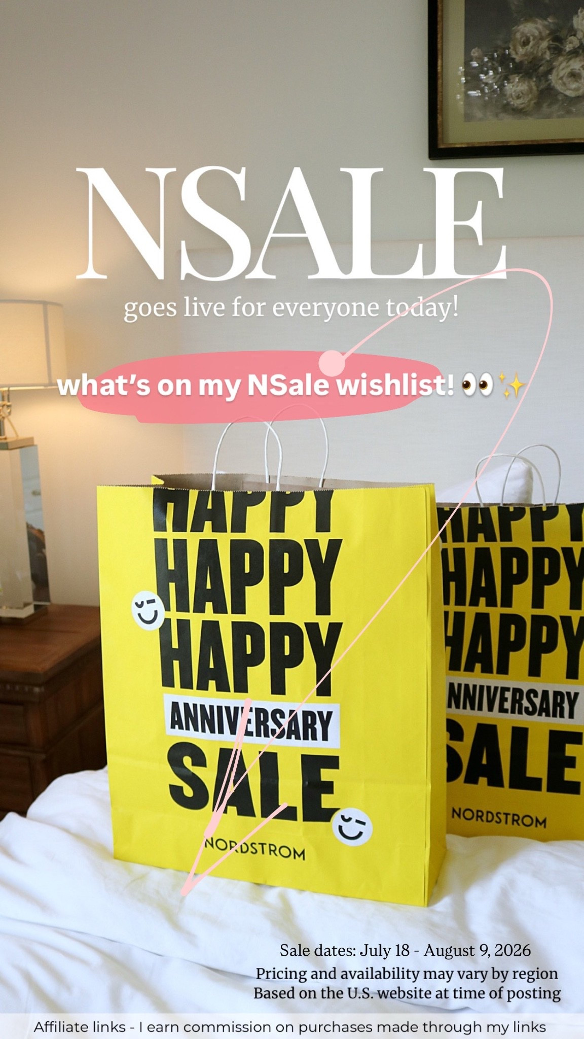 Affiliate links - I earn commission on purchases made through my links

My NSale wishlist! 👀✨
Nordstrom anniversary sale picks