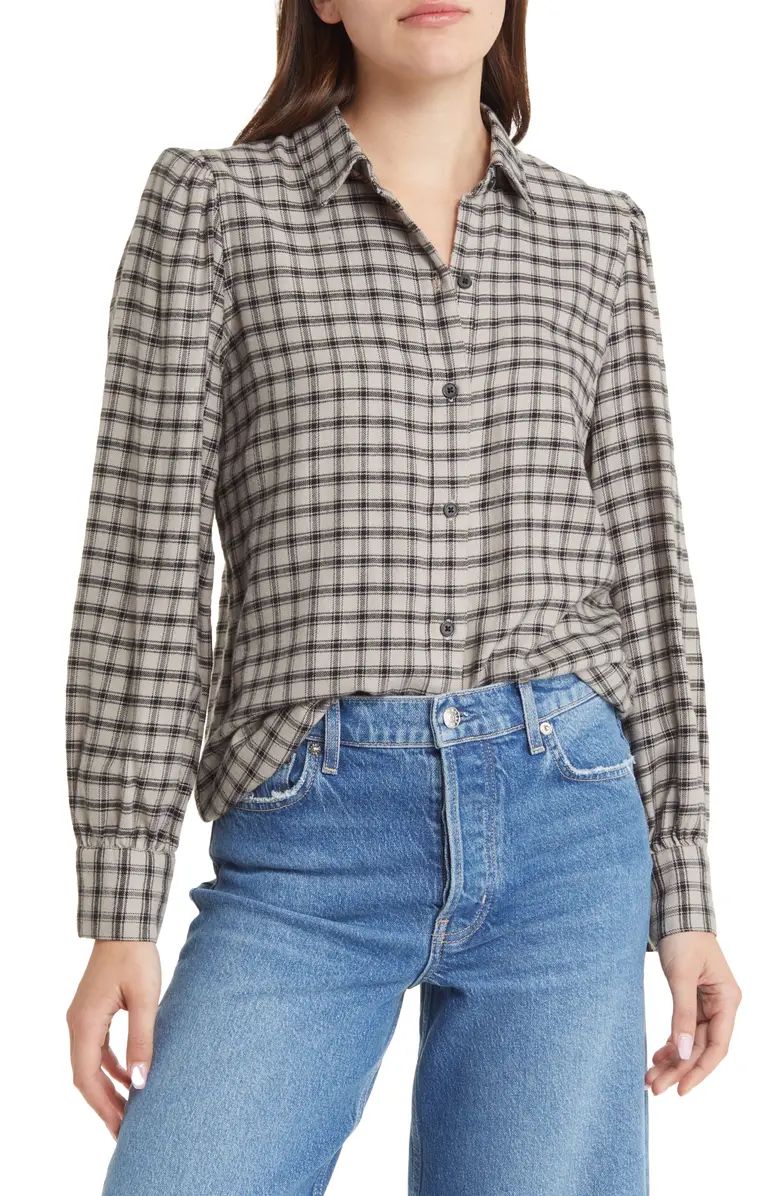 Angelica Check Flannel Shirt | Nordstrom