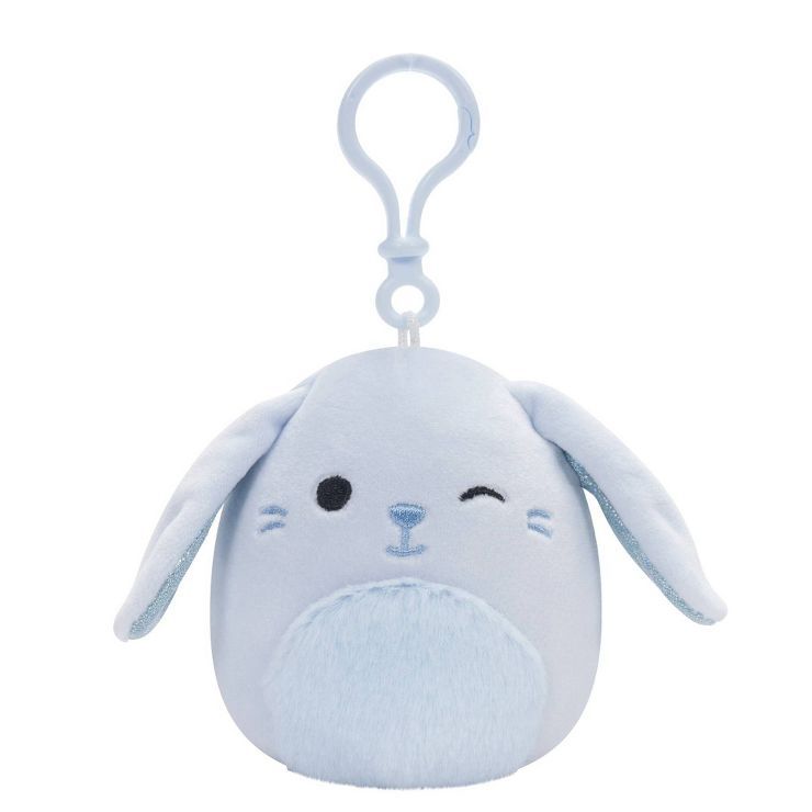 Squishmallows 3.5" Blue Bunny with Winky Face Clip-on Plush Toy | Target