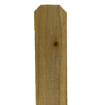 5/8-in x 3-1/2-in x 6-ft Cedar Dog Ear Fence Picket | Lowe's