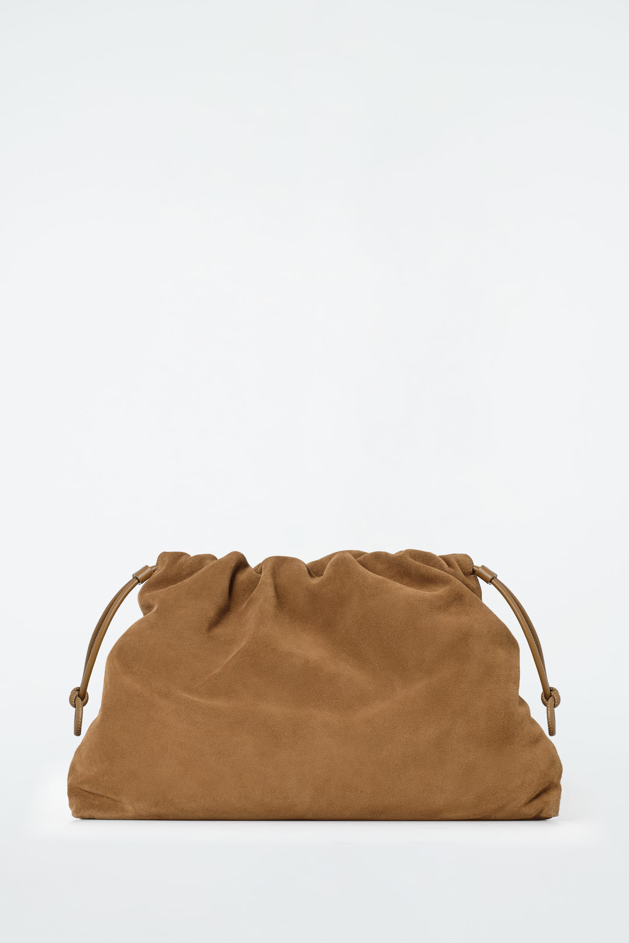 CAVATELLI CLUTCH BAG - SUEDE - BROWN | COS | COS UK
