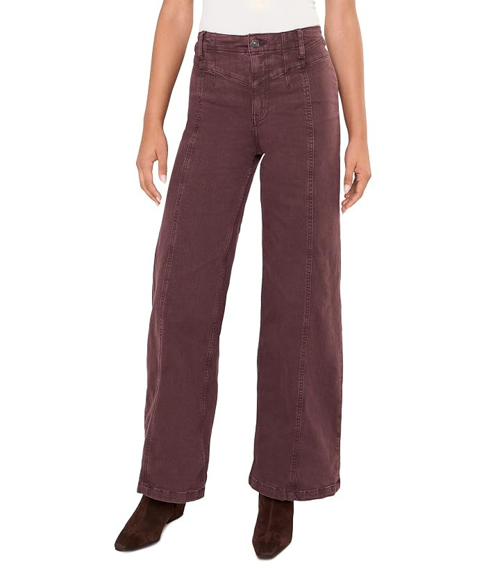 Free People We The Free Libre Wide-leg Jeans Women's Clothing Goodie Goodie : 30 30, Cotton/Denim/Elastane | Zappos.com