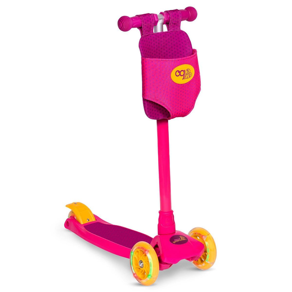 Our Generation By My Side Scooter with Light-up Wheels and 18" Doll Carrier | Target