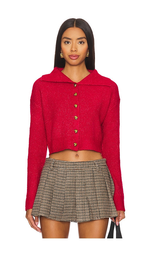 MORE TO COME Madeline Sweater in Red. - size M | Revolve Clothing (Global)