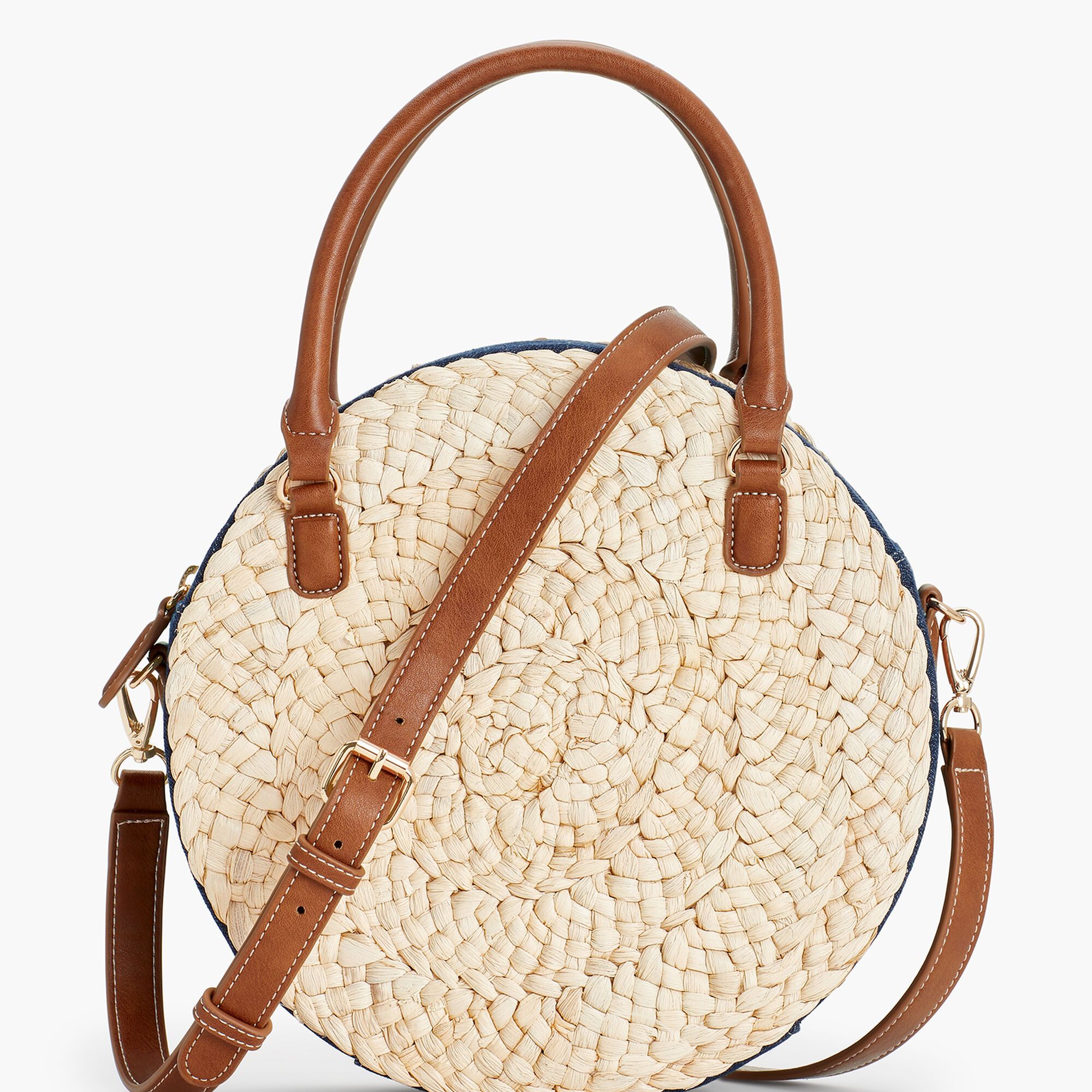 Round Corn Husk Bag | Talbots