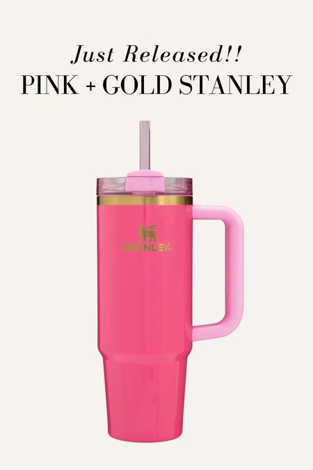 Just released pink and gold Stanley cup! Stanley tumbler, pink Stanley cup 

#LTKfindsunder50 #LTKGiftGuide