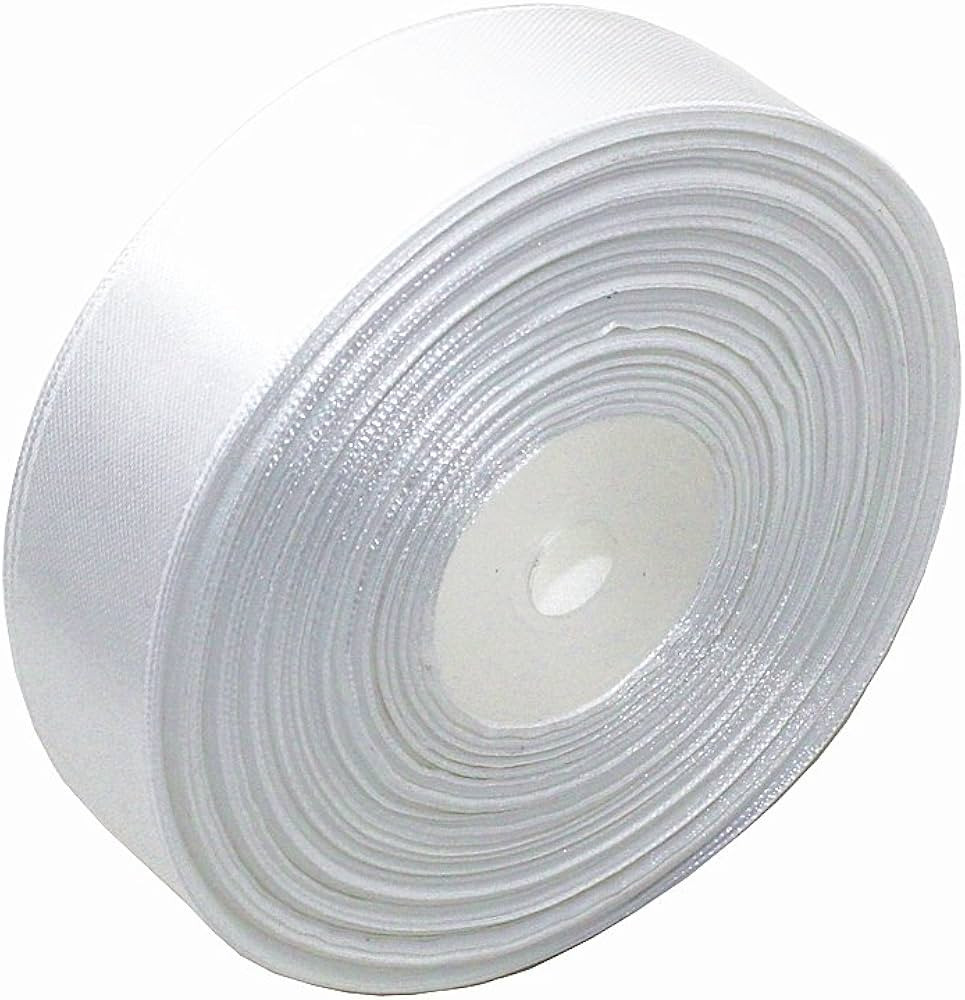 SWTOOL 1" Solid Satin Ribbon 50 Yards Roll for Wedding Details, Sewing Projects, Gift Wrapping, I... | Amazon (US)