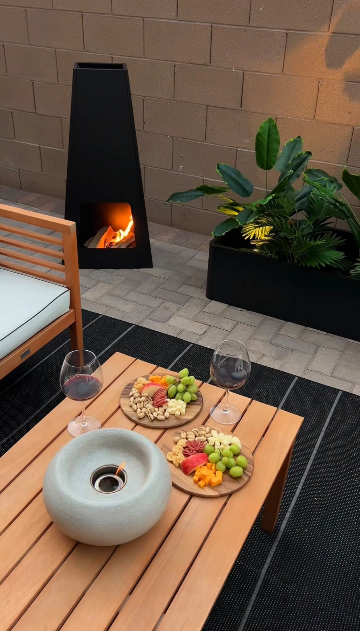 Turned my courtyard into a little 5-star resort at home ✨ The cozy fire feature, teak patio set, and outdoor accents make it the perfect spot for wine nights and sunset snacks. Sharing all my courtyard finds here 🤍

#LTKSeasonal #LTKHome #LTKSpringSale
