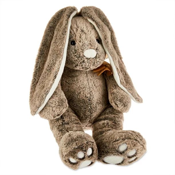 Way To Celebrate Easter 21" Large Long  Ear Bunny Plush, Brown - Walmart.com | Walmart (US)