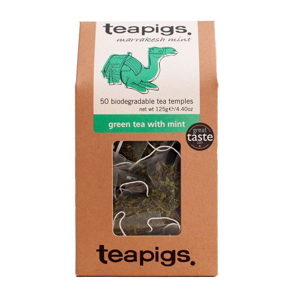 Teapigs Green Tea with Mint Teabags Made with Whole Leaves (1 Pack of 50 Tea Bags) Moroccan Mint ... | Amazon (UK)
