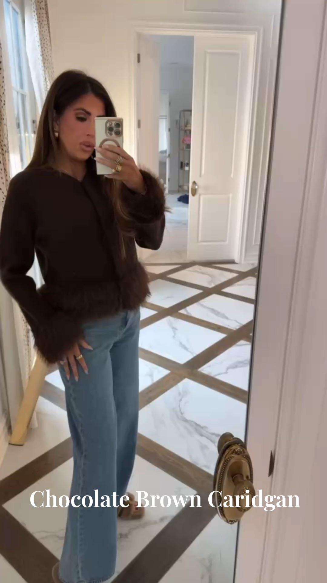 Wearing a size large in this cardigan and size 28 in low rise jeans! 

Brown cardigan, Low rise jeans, Abercrombie jeans, Chocolate Brown Cardigan, Winter Fashion, Winter finds, Emily Ann Gemma

#LTKSeasonal #LTKootd #LTKdayinmylife