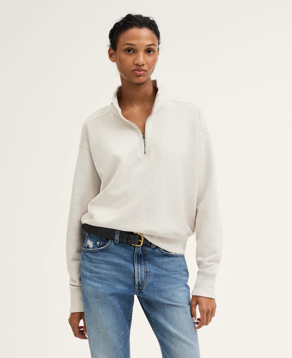 McCarren Quarter-Zip Sweatshirt | Madewell