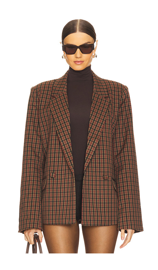 Boxy Blazer in Wheat | Revolve Clothing (Global)