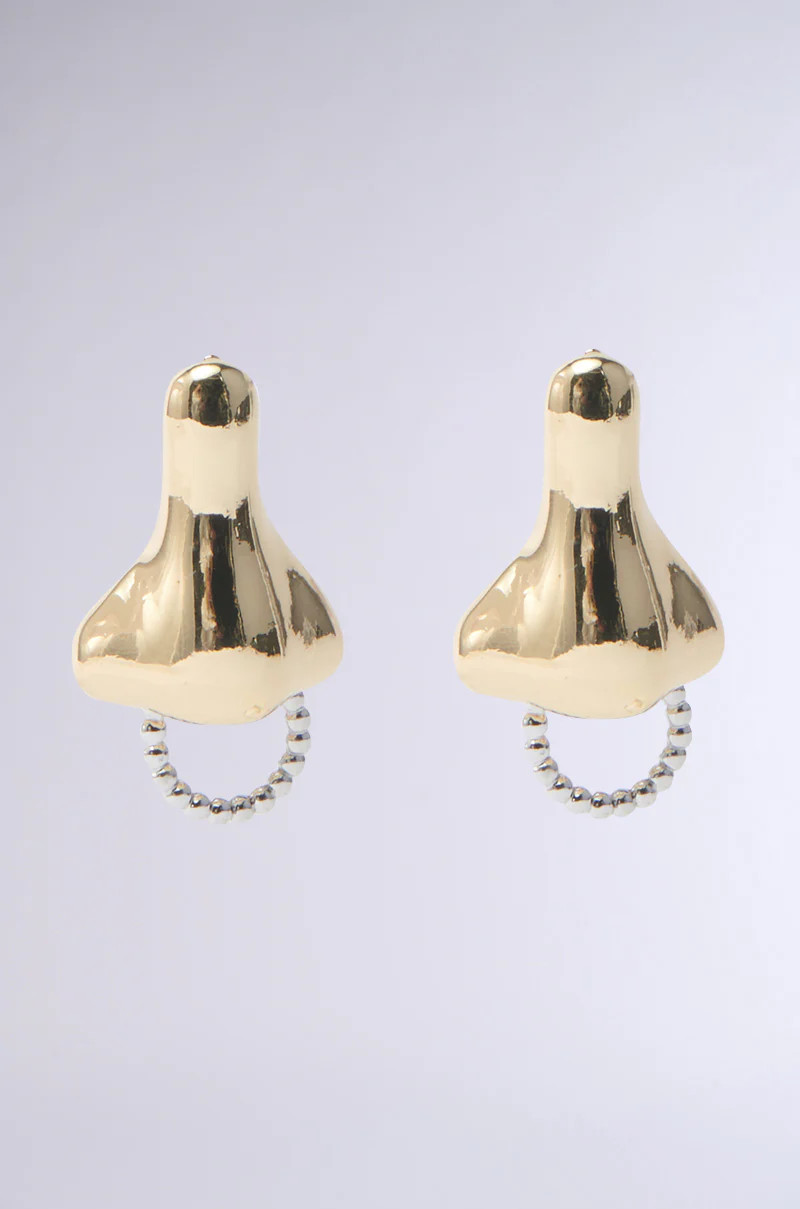 NEVER SAY GOLD NOSE EARRING | AKIRA