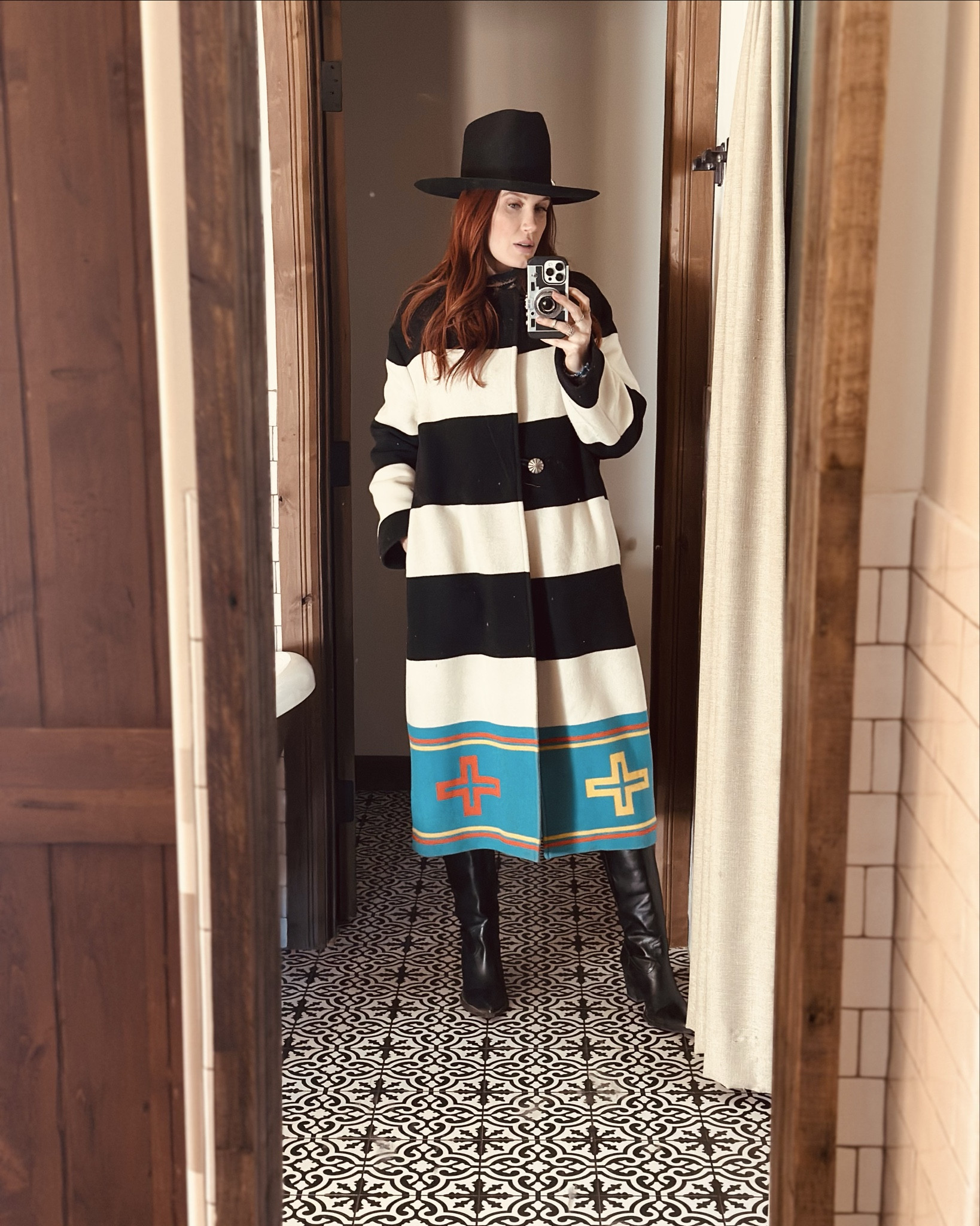 Come with me to Santa Fe! 

We flew into Santa Fe and went straight to the plaza for lunch and shopping. 
The weather was absolutely perfect which made roaming the central historic area so nice. 
We dropped into a textiles and vintage imports shop called Seret & Sons; Baxter and I were in heaven dreaming of how to incorporate these stunning pieces. 
There are really endless worthy shops in this area; it would be easy to spend an entire day or more. 

We ate at the Coyote Cafe rooftop and the service was quick and the staff was nice to our huge crew. 

I love all of the artistic design features of this city so I shared a few of my architecture/design snaps with you here too. There is really just endless inspiration.

Feel free to ask away about anything here!
And don’t forget you can search “Santa Fe” on my LTK to see all of my past posts over the years! 

#LTKTravel #LTKFamily