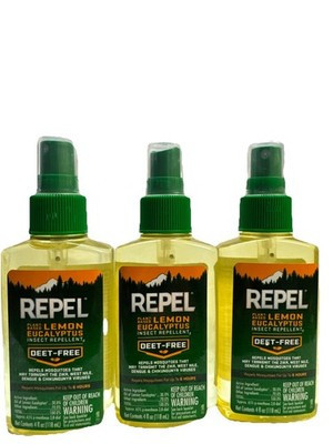 3/ repel lemon eucalyptus deet free 4oz ea | eBay US