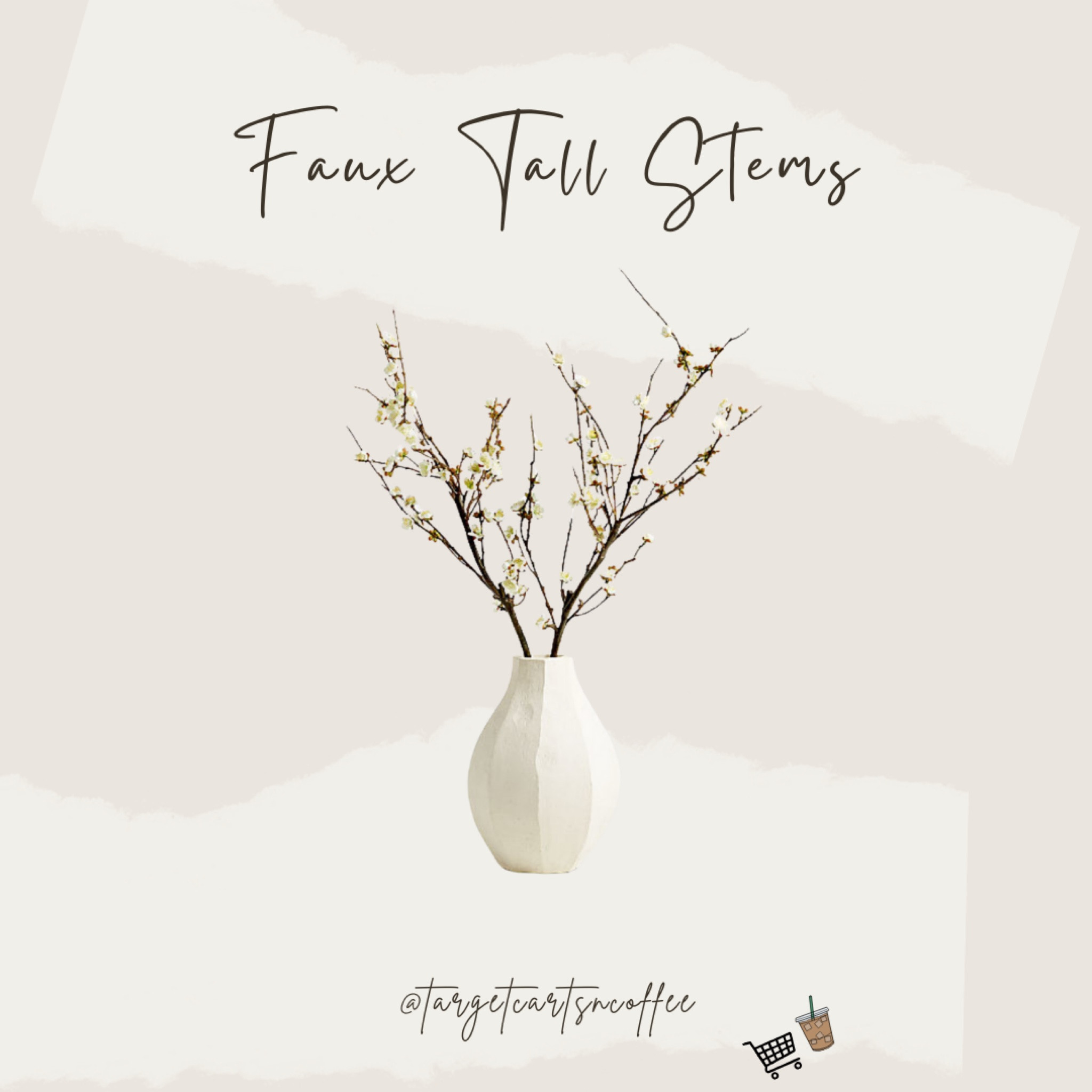 Faux Stems, tall faux stems, artificial stems 

#LTKStyleTip #LTKHome #LTKFindsUnder50