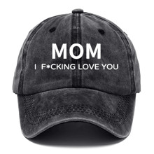 Washed Baseball Cap Vintage Print Distressed Baseball Cap American Dad Hat For Men | SHEIN
