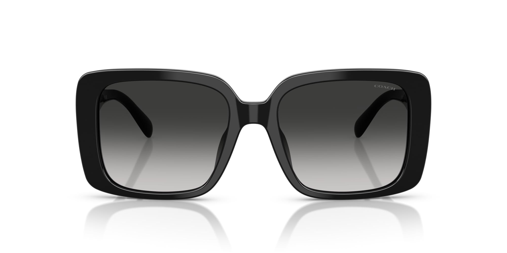 Coach Women's Hc8424f Low Bridge Fit Square Sunglasses | Amazon (US)