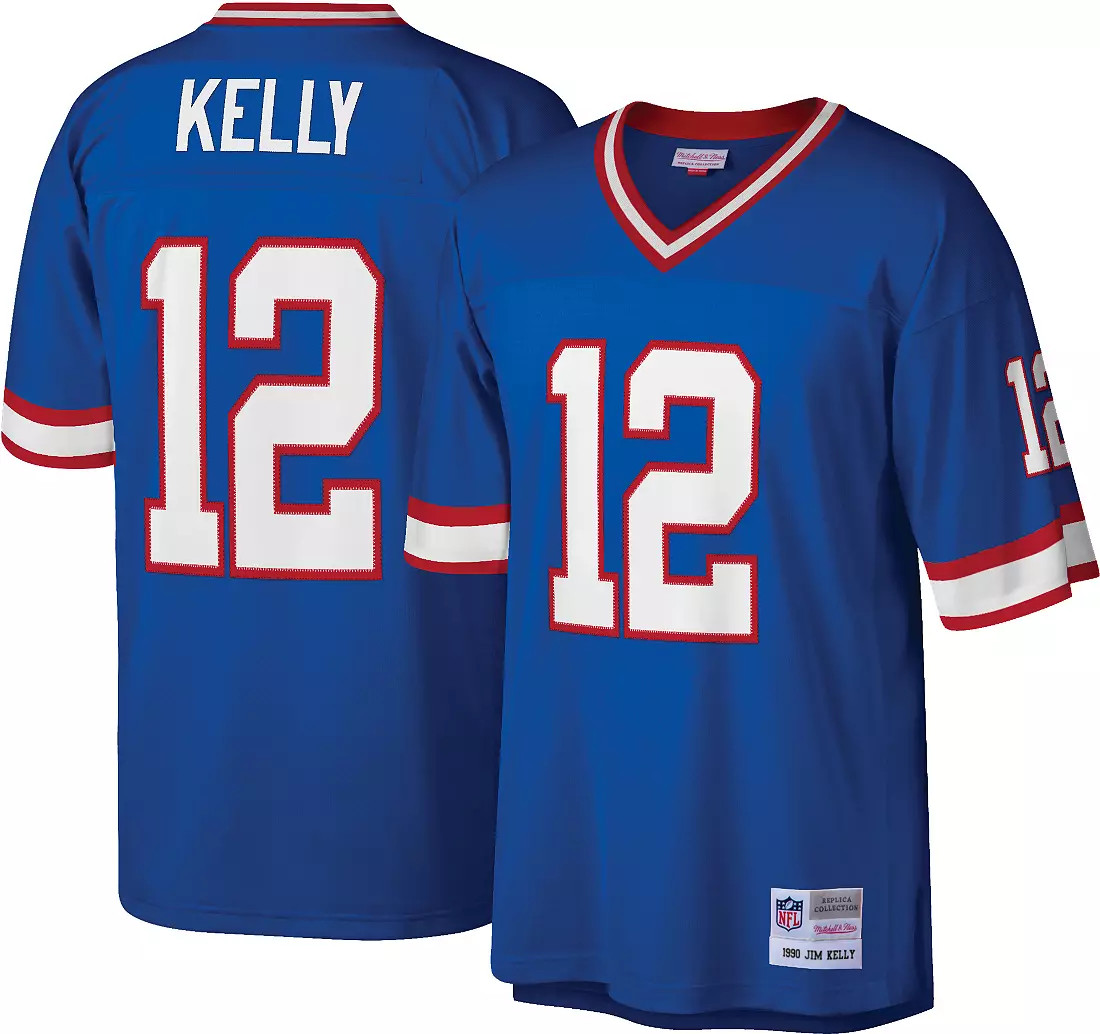 Mitchell & Ness Men's Buffalo Bills Jim Kelly #12 1990 Throwback Jersey | DICK'S Sporting Goods