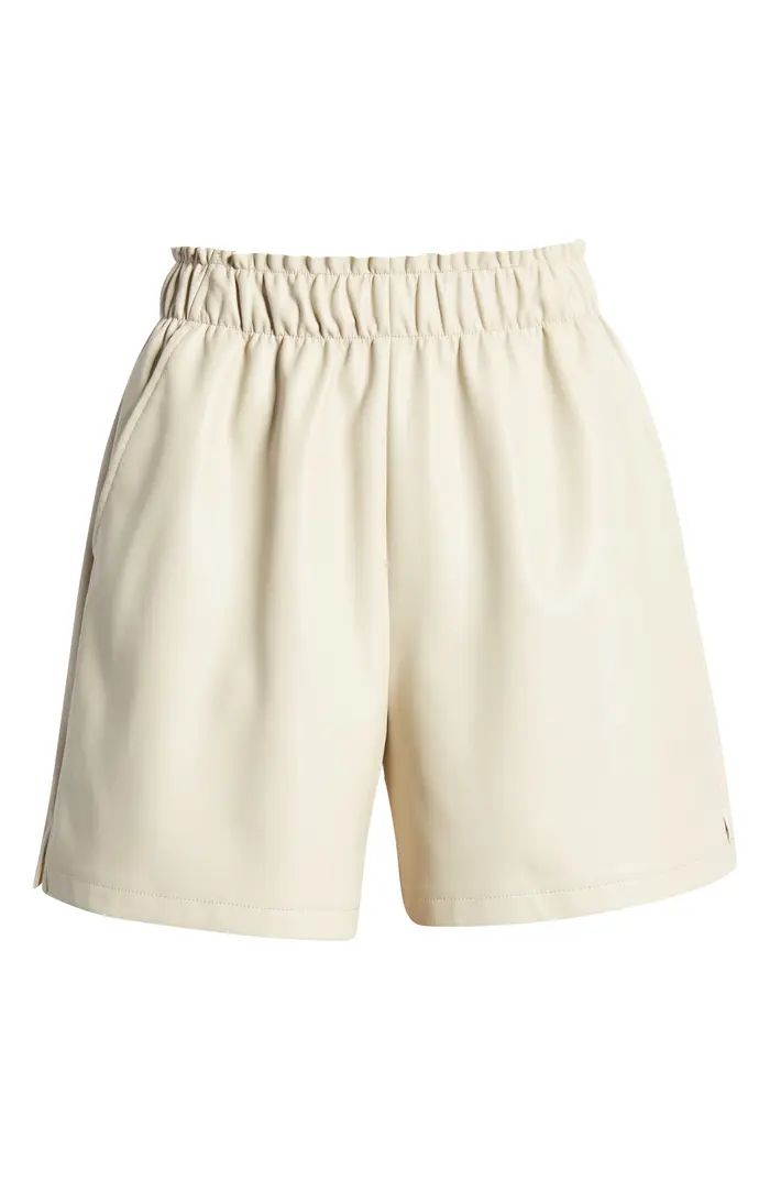 Viola Pull-On Faux Leather Shorts | Nordstrom