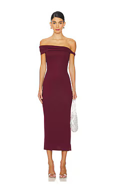 NIA Clara Dress in Oxblood from Revolve.com | Revolve Clothing (Global)