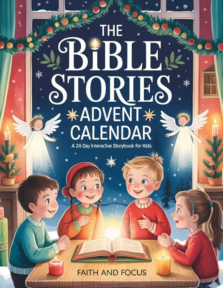 The Bible Stories Advent Calendar - A 24-Day Interactive Storybook for Kids: Daily Devotions, Fam... | Amazon (US)