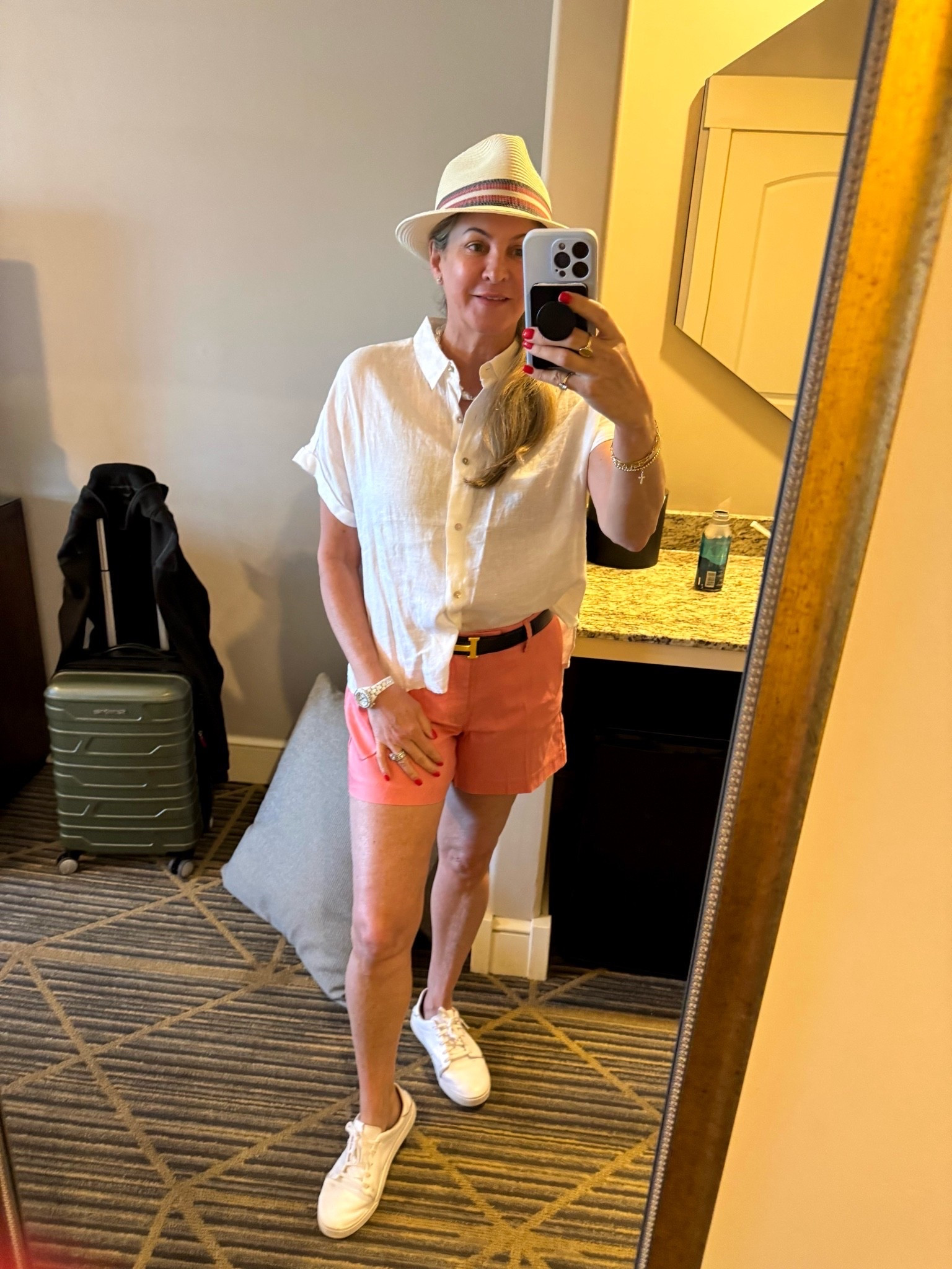 Travel outfit. Best sneakers for all casual outfits.

#LTKdayinmylife #LTKOver40 #LTKTravel