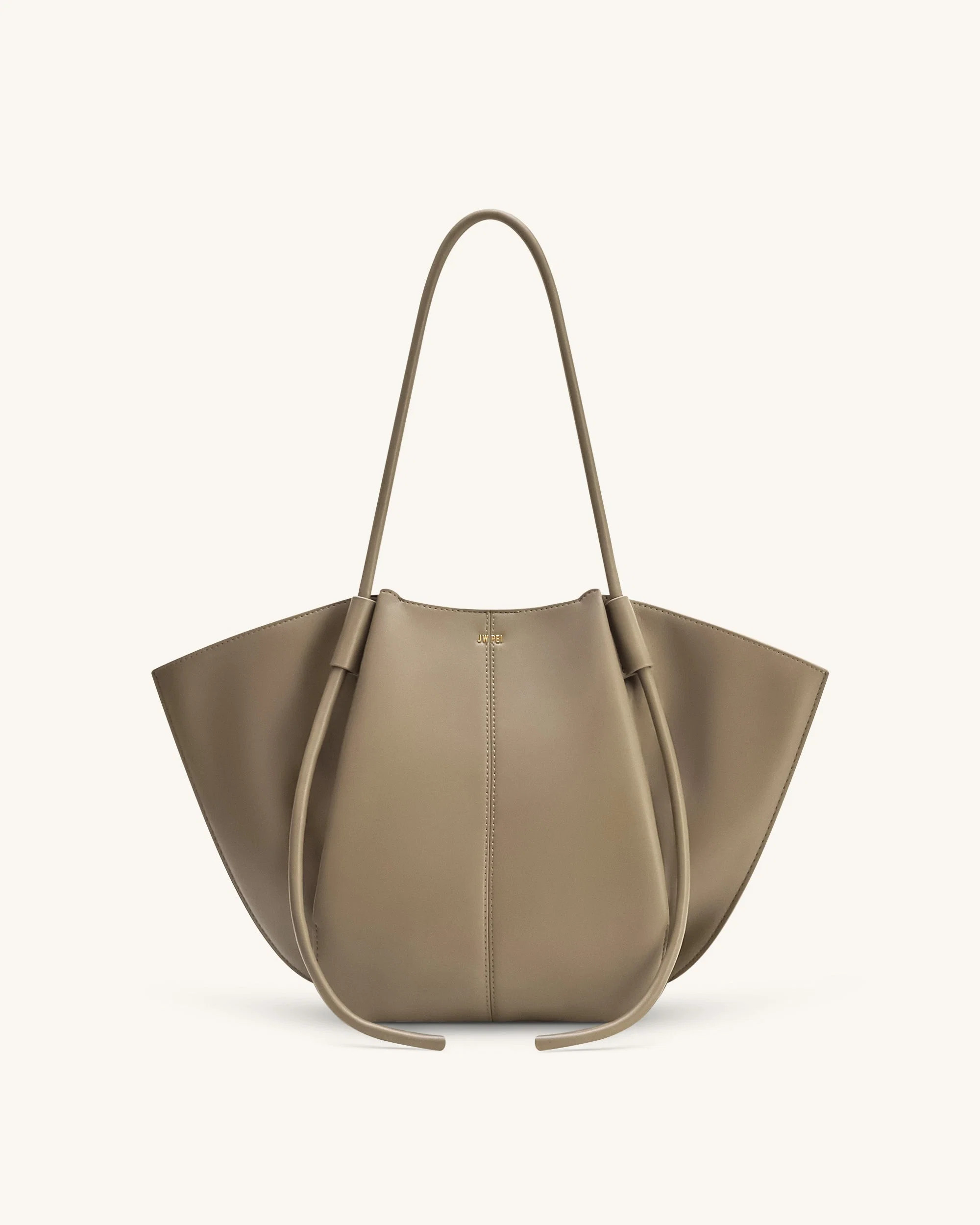 Nala Wide Tote Bag - Taupe | JW PEI US