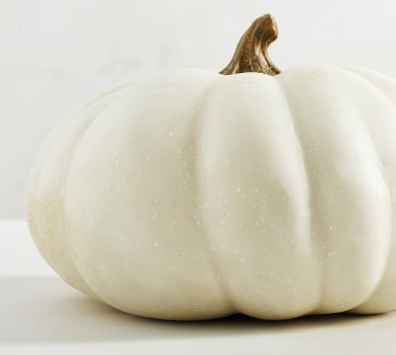 Faux Pumpkins - Ivory | Pottery Barn (US)