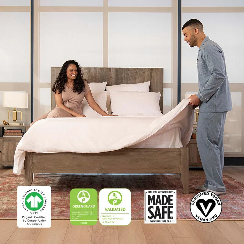 Organic Cotton Linen Duvet Covers + Shams | Naturepedic