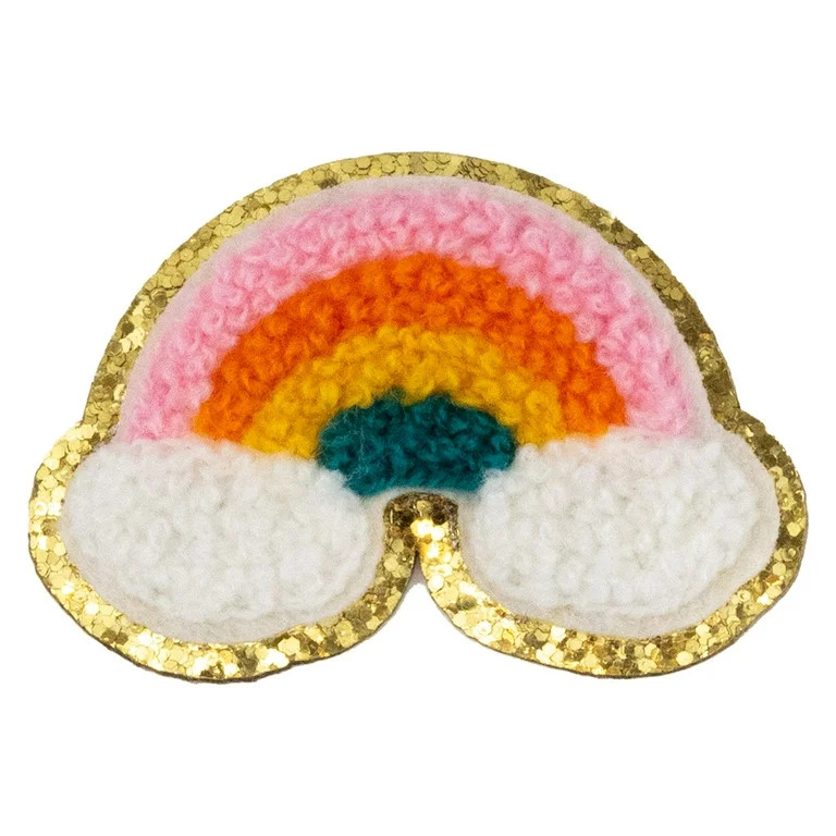 Hello Hobby Chenille Rainbow Patch | Walmart (US)