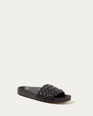 Sonnie Black Woven Sandal | Loeffler Randall