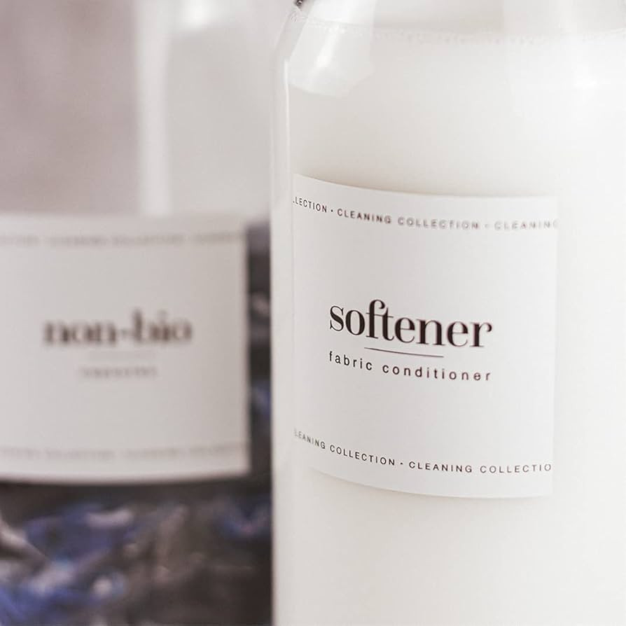 42 x Contemporary Design Cleaning Sticky Labels - Printed Stickers for Kitchen Storage and Bathro... | Amazon (UK)