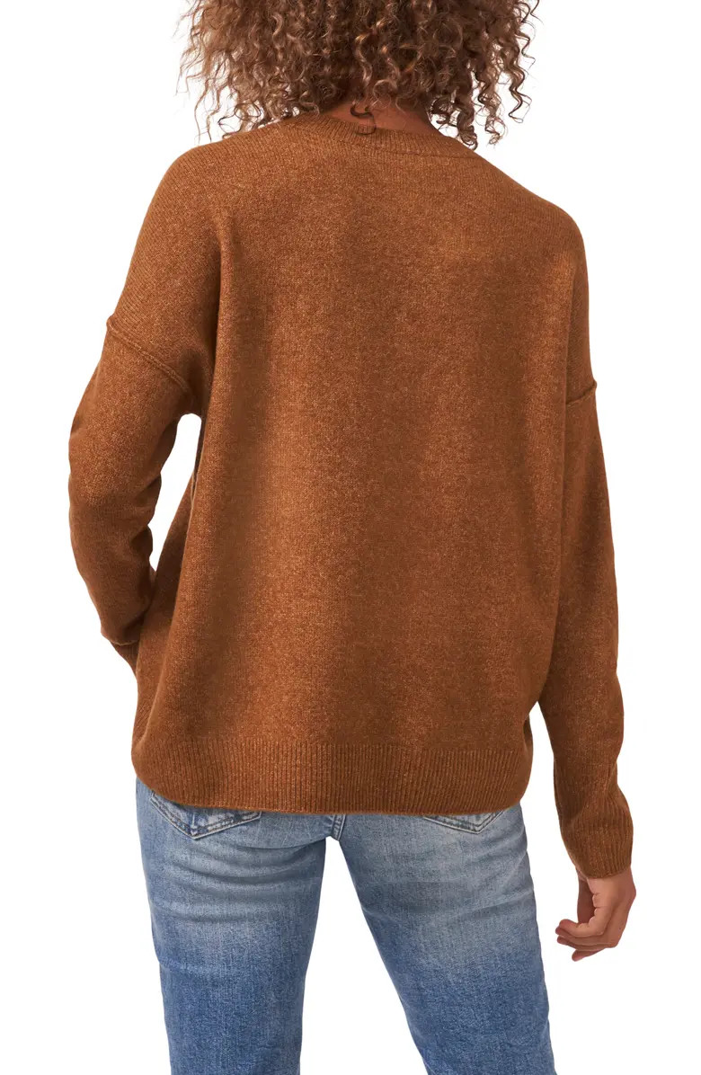 Exposed Seam Crewneck Sweater | Nordstrom