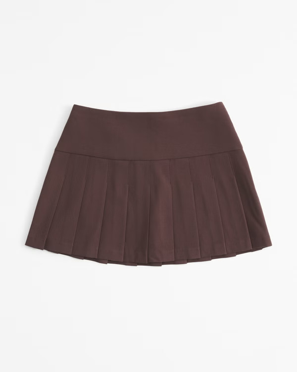 Women's High Rise Pleated Mini Skort | Women's New Arrivals | Abercrombie.com | Abercrombie & Fitch (US)