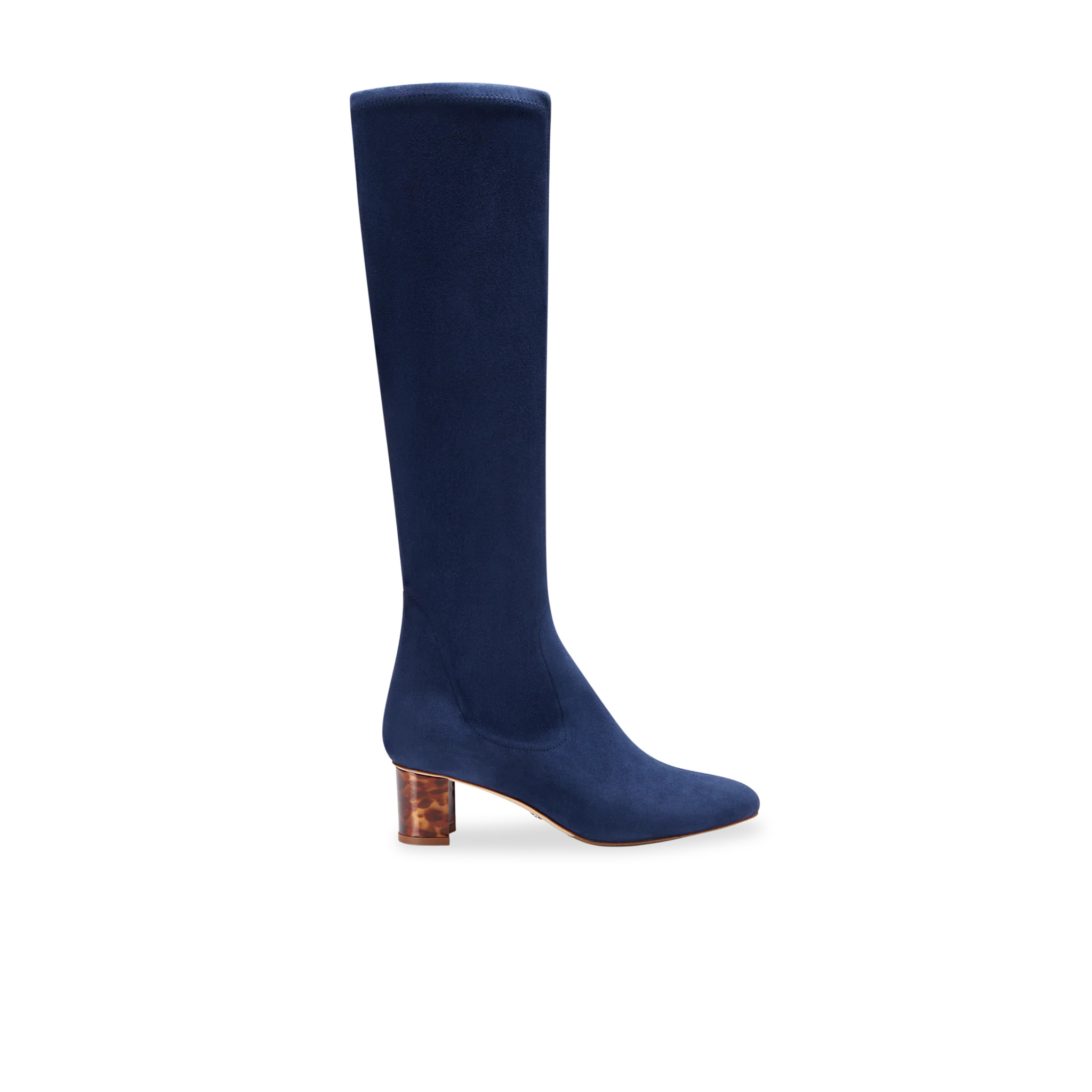 Alexandra 50 | Navy Stretch Suede | Sarah Flint | Sarah Flint