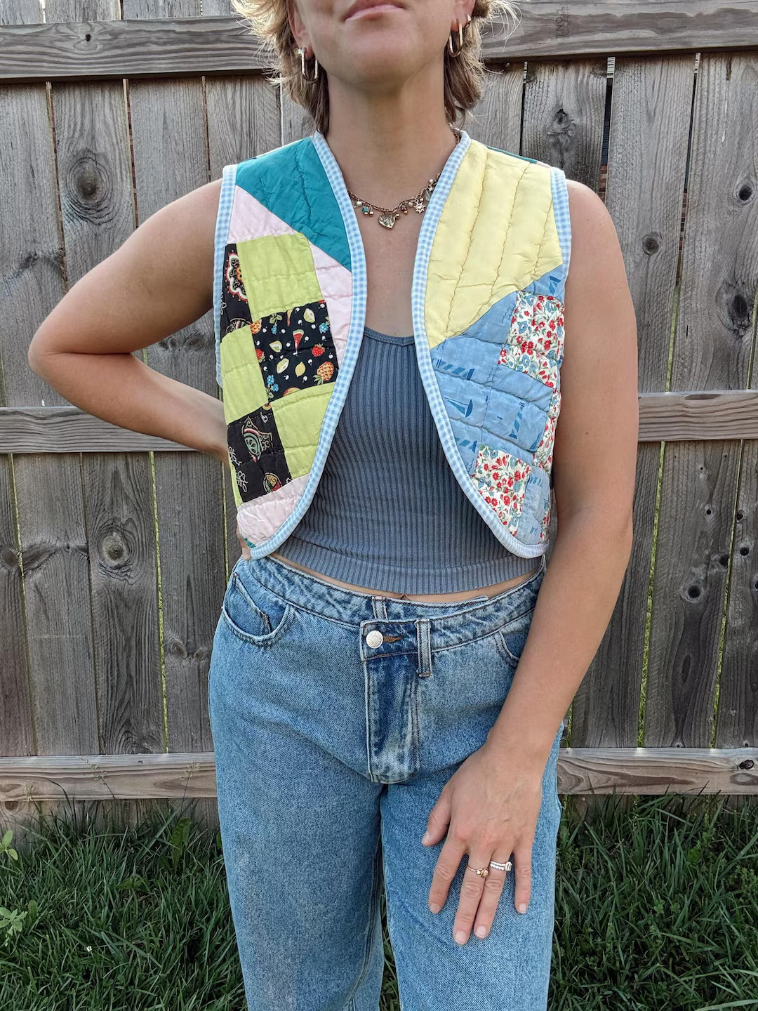Eclectic Quilt Vest | Upcycled | Vintage - Etsy | Etsy (US)
