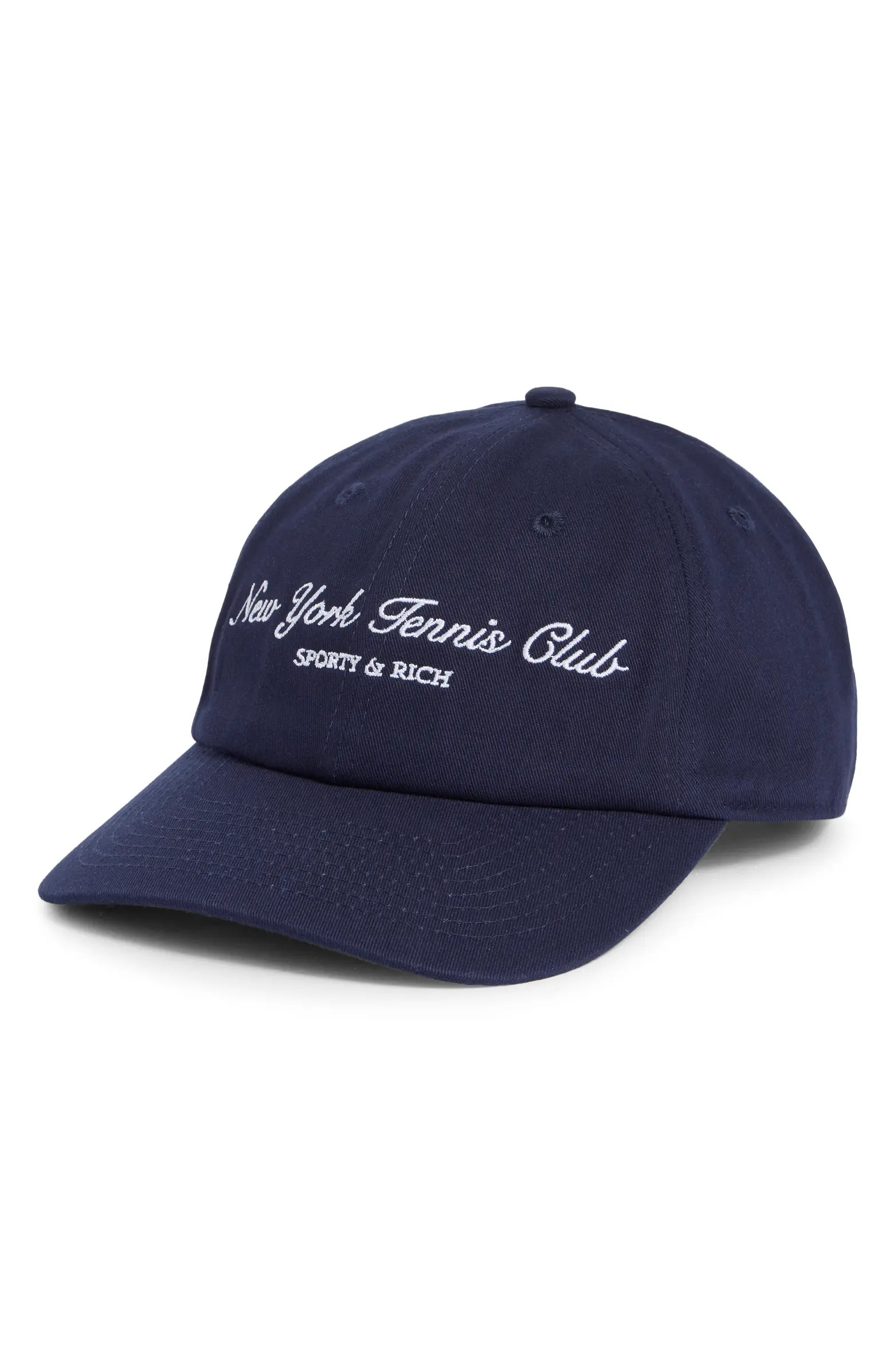 New York Tennis Club Cotton Twill Baseball Cap | Nordstrom