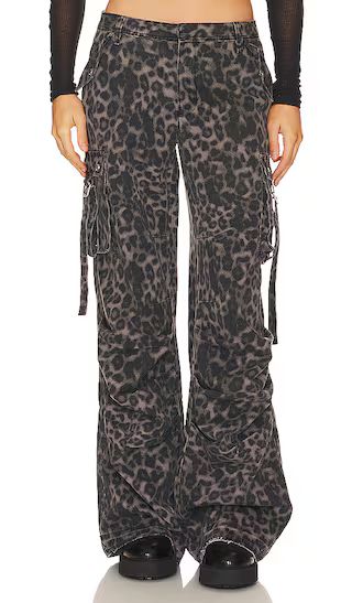 Jane Cargo Pants in Grey Leopard | Revolve Clothing (Global)