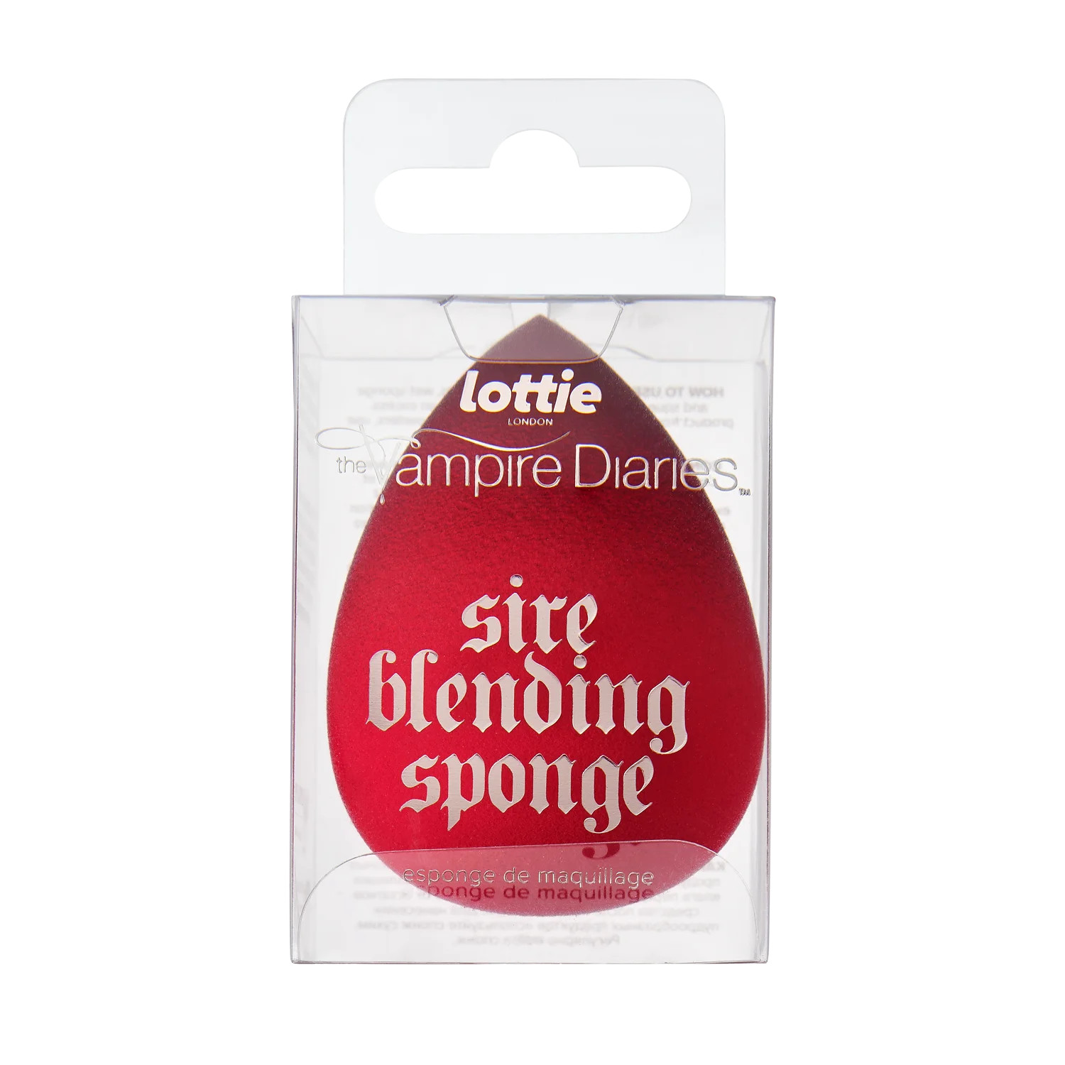 Lottie London x Vampire Diaries Blending Sponge, 100% Vegan, Makeup sponge, Sire | Walmart (US)